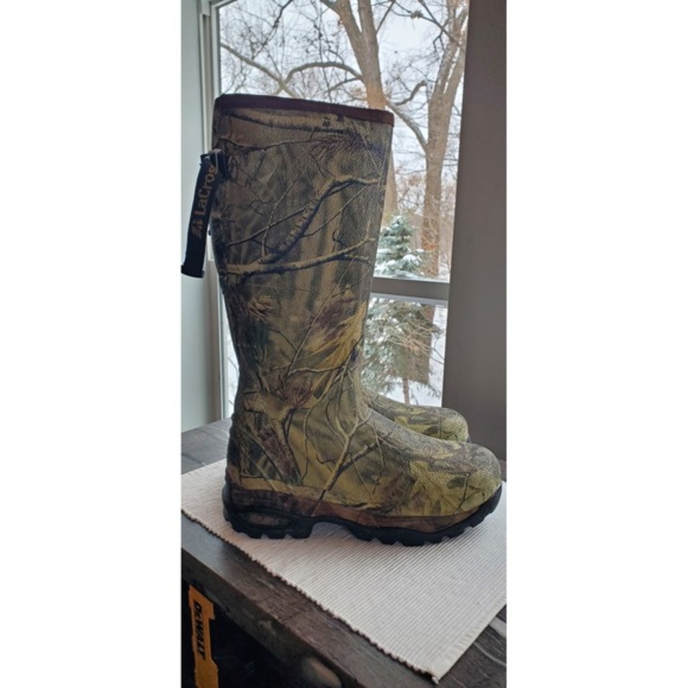 La Crosse‎ AlphaBurly Sport 800g Thinsulate Camo Hunting Boots Mens Size 12